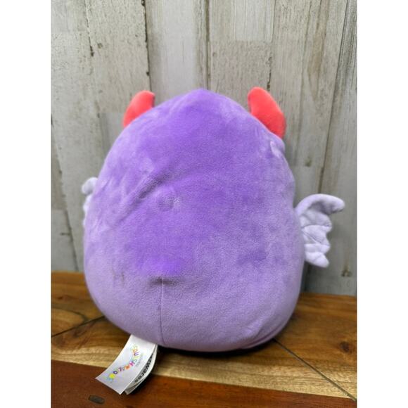 Squishmallows 8" Atwater Purple Love Monster Valentine's Day Plush Toy - Picture 3 of 4